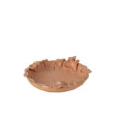 Bol Ibiza Round en céramique rose et orange, vue latérale