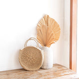 Sac rond en jonc de mer tissé MENARA