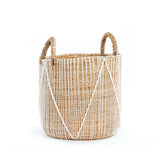 Le panier de macrame cousu droit - M