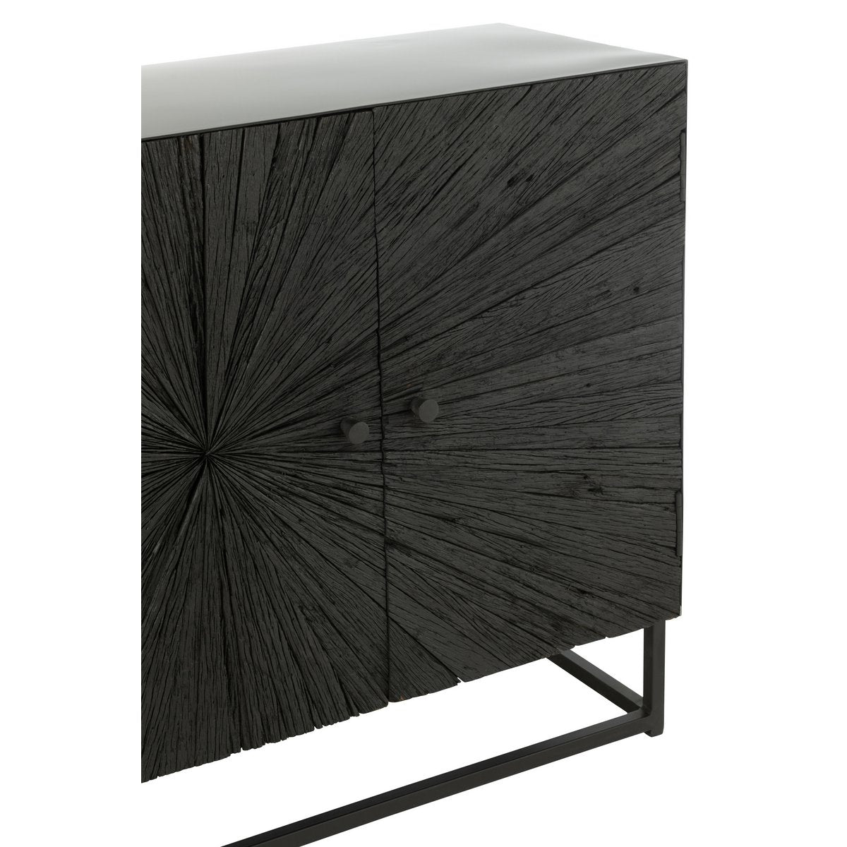 Poignée en fer de l'armoire J-Line Shanil, finition élégante