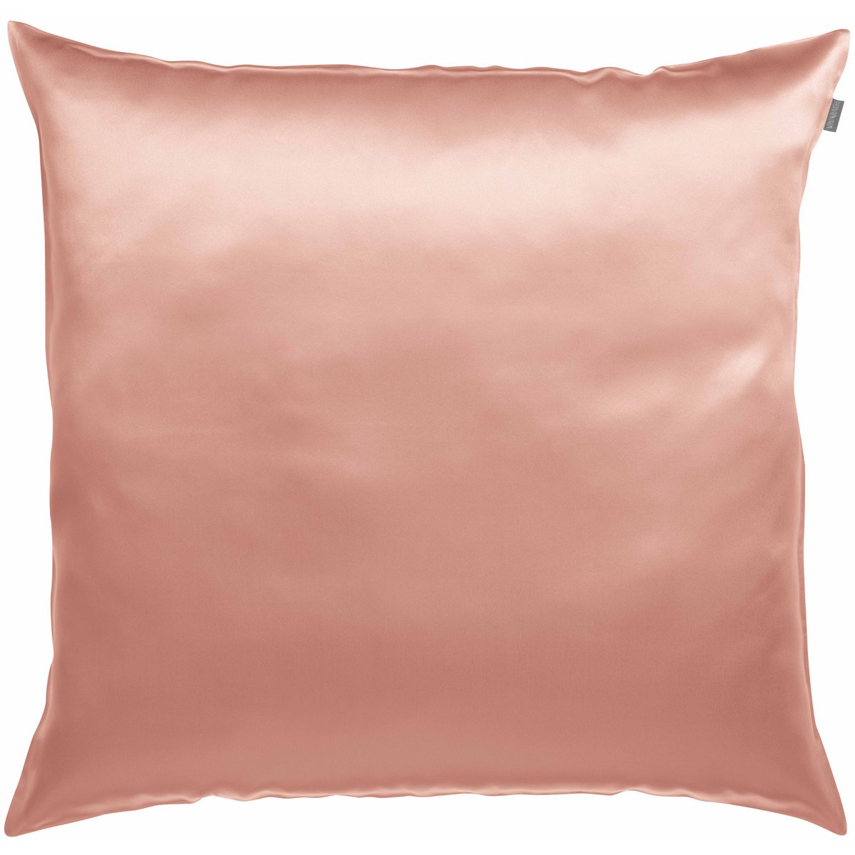 Taie d'oreiller en soie Ashley couleur nude, élégante et douce