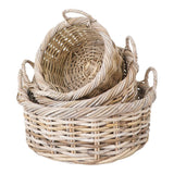 Ensemble de trois paniers Kuta en rotin Kubu, style bohémien