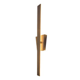 Lampe murale LED "Trevor" Nickel Matt, lampe murale en métal et en plastique en nickel Matt, avec des LED fermement construites, éclairage mural à l'intérieur de 62 x 10 x 4,5 cm