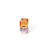 Le bougeoir citrine et quartz rose