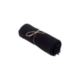 La Nappe en Lin - Noir - 150x150