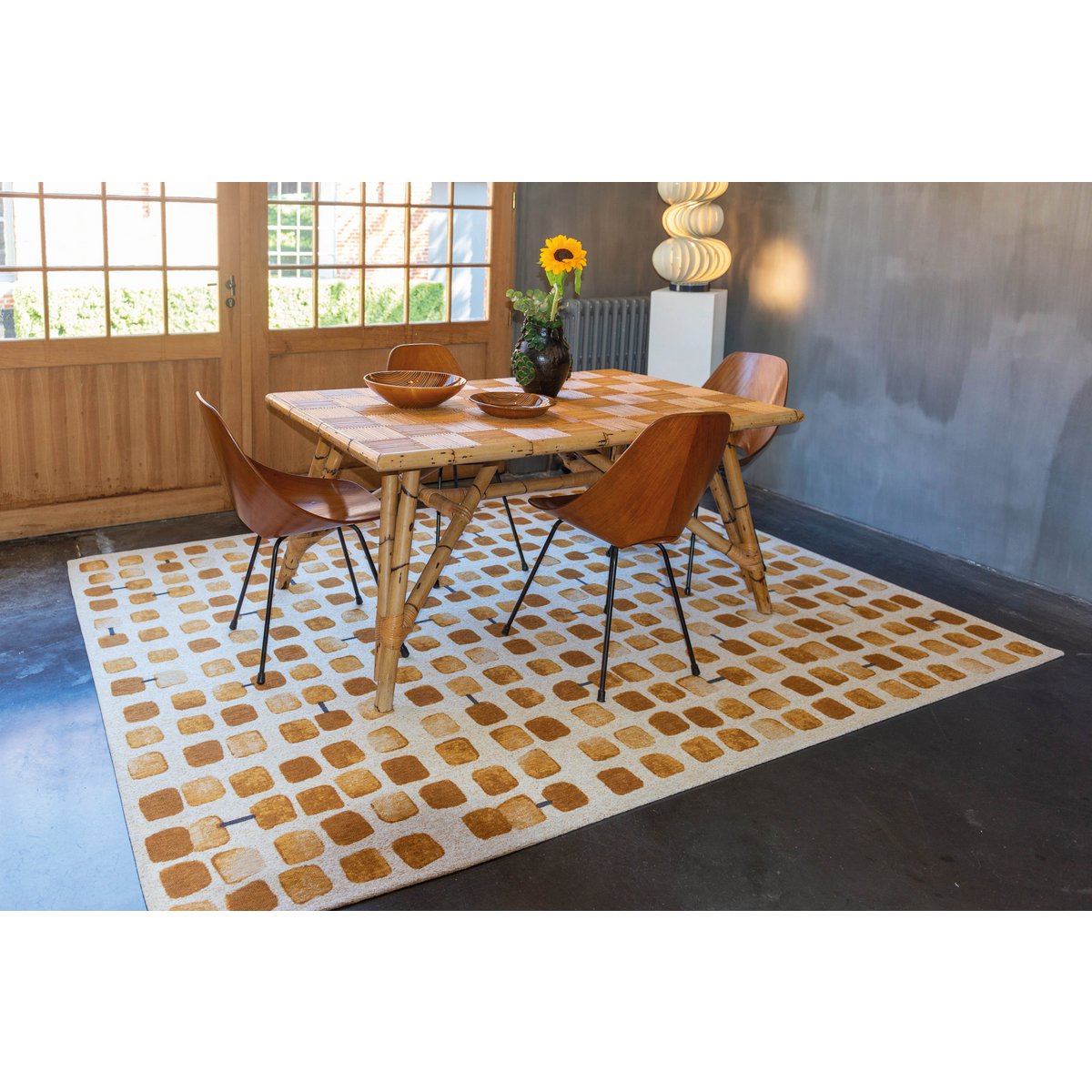 Tapis Eco - Peach Party - Tapis doré
