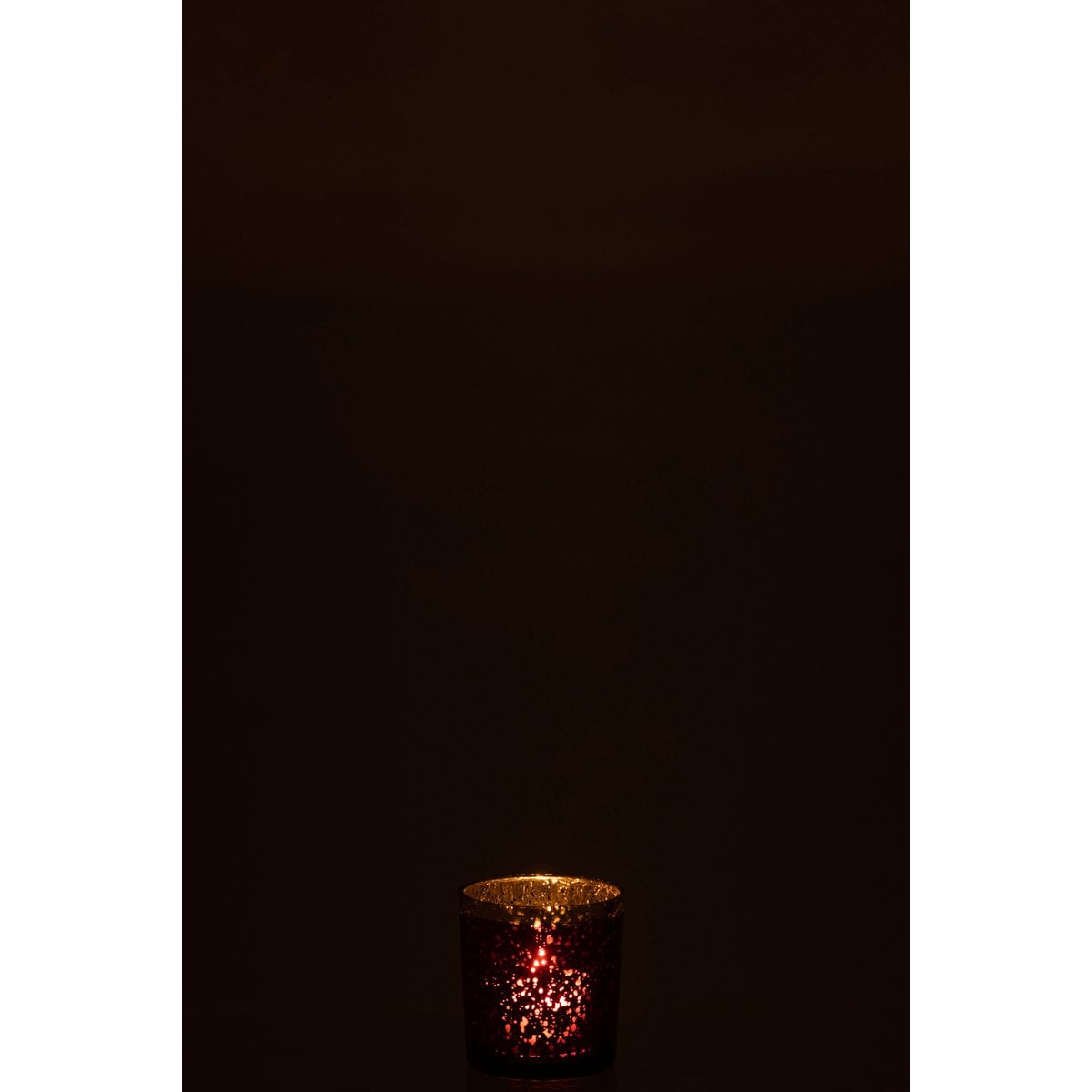 Détail du verre du photophore J-Line Edge, design moderne