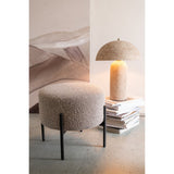 Tabouret J-Line Bouclé, vue latérale