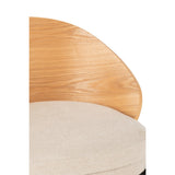 Tabouret de bar Lone J-Line, mettant en avant ses matériaux de qualité