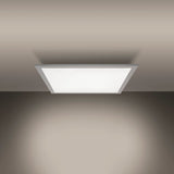 Lampe de plafond LED fonctionnelle métal blanc