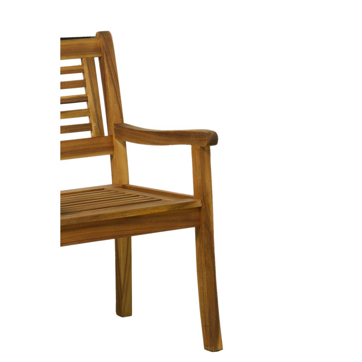 Fauteuil de jardin en acacia sur une terrasse