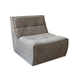 Canapé J-Line, gros plan sur le tissu beige