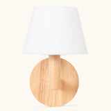 Applique murale rechargeable en bois marron clair Ted