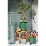 Pot de fleurs intérieur Benson Gris clair