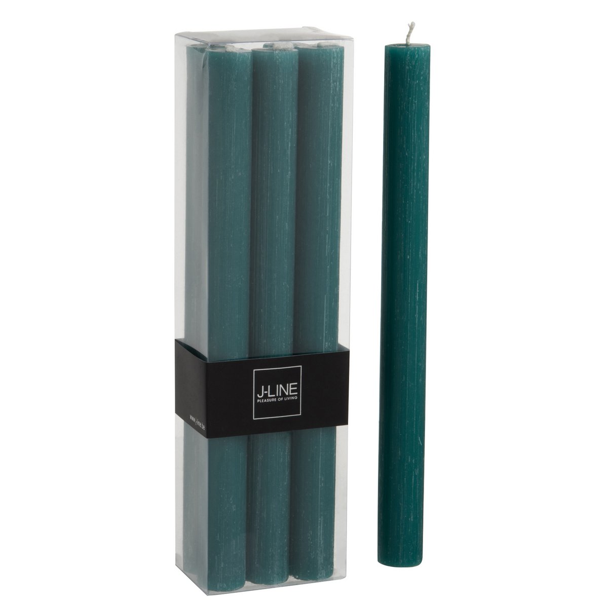 Bougies vert foncé J-Line, élégance et sophistication pour votre intérieur