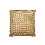 Coussin Velours Elena gingembre 45x45