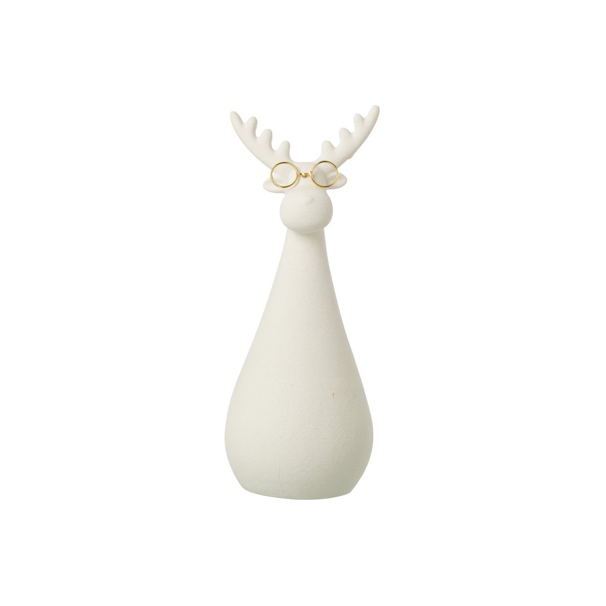 Figurine Renne J-Line sur une table élégamment décorée pour Noël