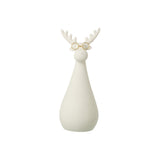 Figurine Renne J-Line sur une table élégamment décorée pour Noël