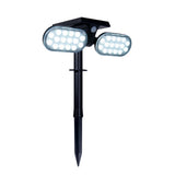 Spotlights solaires LED "Paco" pour la zone extérieure avec une LED, solaire et broche intégrée en permanence en plastique en noir, hauteur 31,9 cm