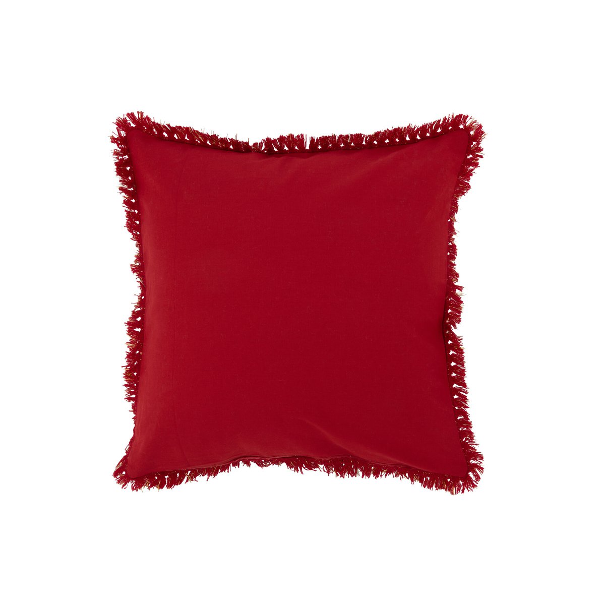 Coussin Amour J-Line en rouge et or, design élégant et luxueux