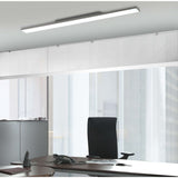 Panneau LED Light "Carente" Longueur 119,5 cm, sans cadre, de nombreuses fonctions, en métal et en plastique, blancs, LED intégrés