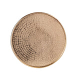 Plateau décoratif Ø 40 cm autour de plateau à bougies en métal argent ou en or