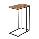 Tableau de la table d'appoint en bois d'ordinateur portable 25x60x40cm