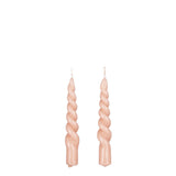 Bougie de dîner Twist Rose