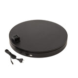 Plateau tournant J-Line noir, design moderne et élégant