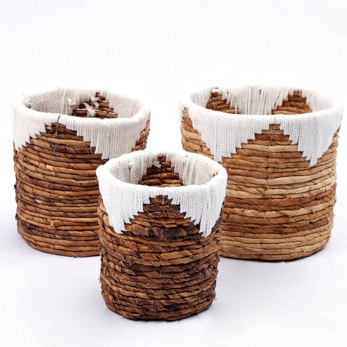 Panier MENIK en jonc de mer, ambiance boho chic