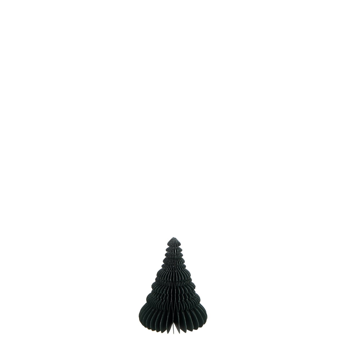 Sapin de Noël suspendu J-Line en papier vert - élégant et moderne