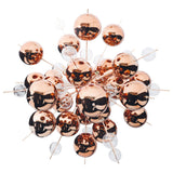 «Explosion» de la lampe en métal et en verre, versions G9, lampe suspendue pour salle à manger, salon, couloir ou bureau, Øca. 65 cm