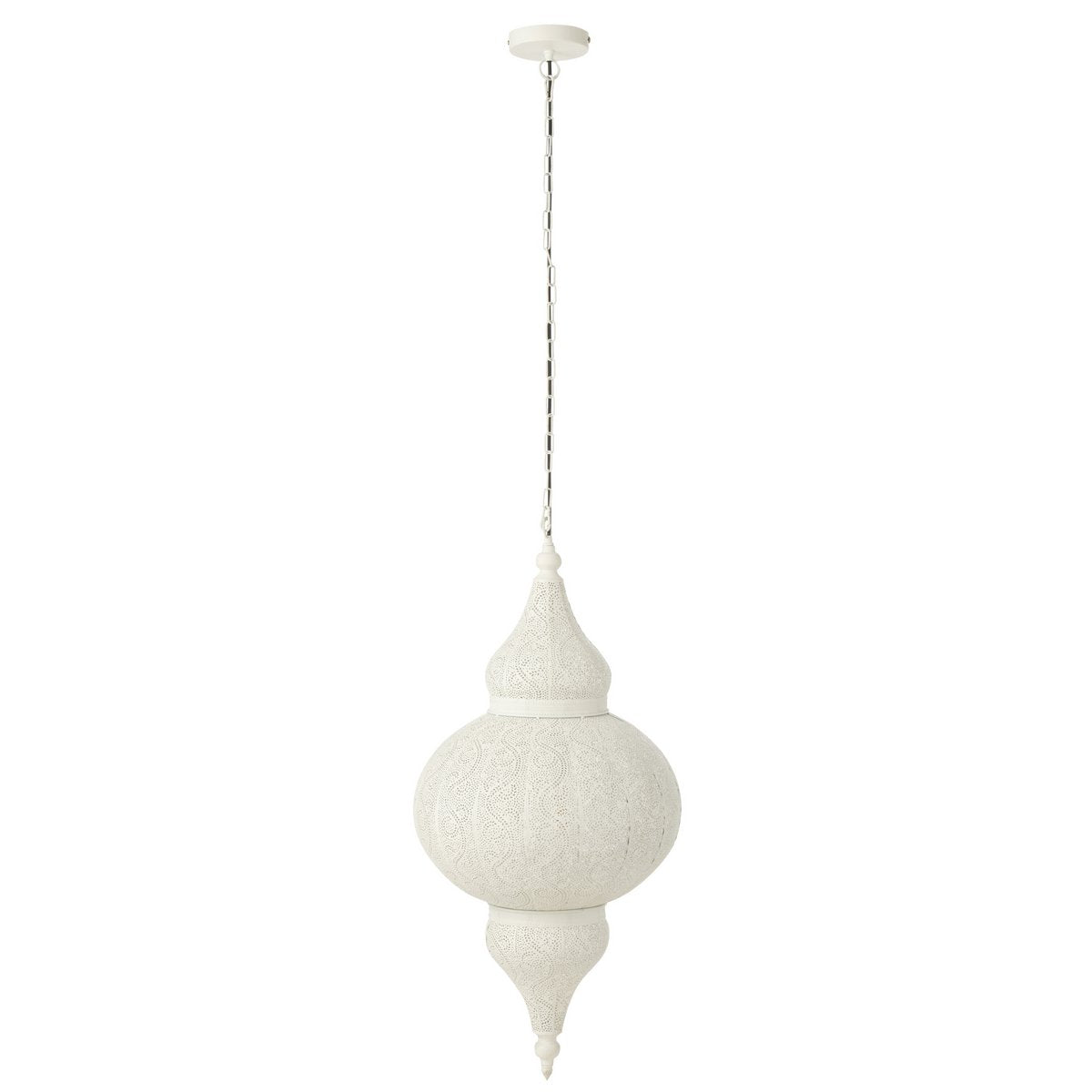 Lampe à suspension J-Line Drill éclairant un espace moderne