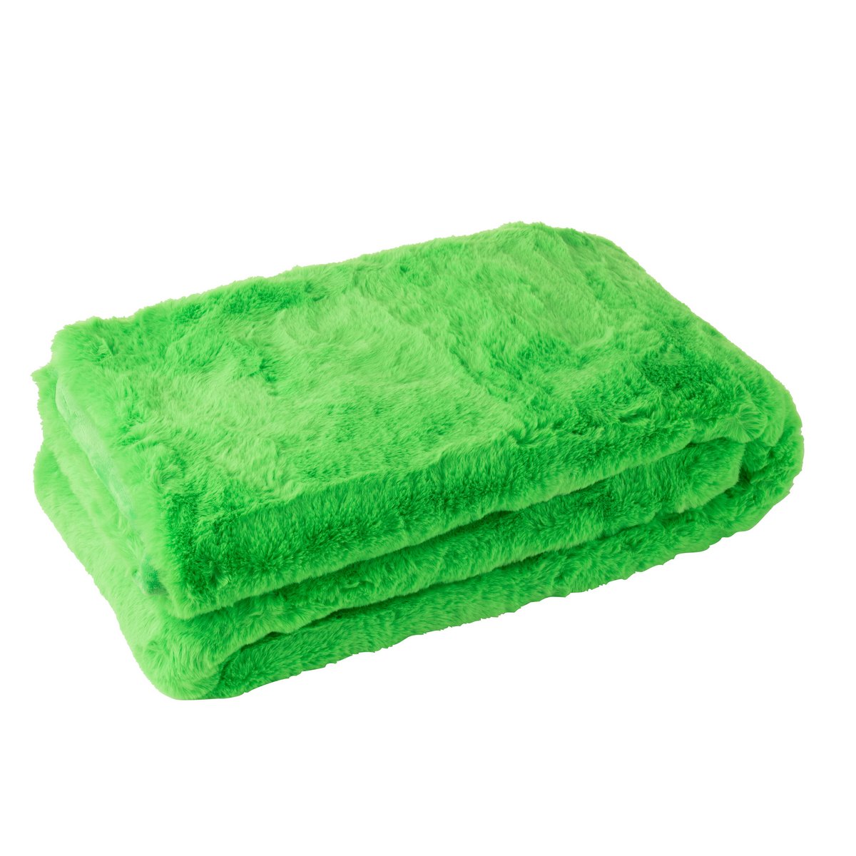 Couverture J-Line Cutie en polyester vert - vue générale