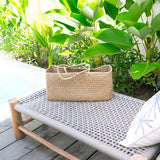 Sac fourre-tout tissé à la main à base de Salara d'herbe marine (2 tailles)