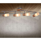 4 PACIERS MURS "Todtnau", métal, bois et plastique, de 60 cm de long
