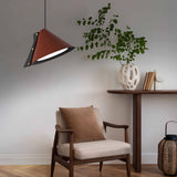 Suspension Silence M D40cm cuir revalorisé