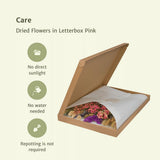 Fleur sèche multi-rose naturelle