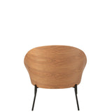 Vue latérale de la chaise longue J-Line
