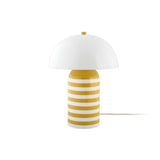 Lampe de table rayée rétro