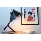 Lampe à poser SILENCE cuir revalorisé