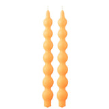 Bougies Gourde Fluo Orange J-Line, ambiance chaleureuse et colorée.