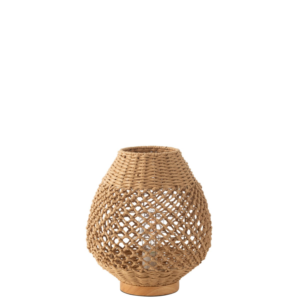 Lampe Metal Twisted dans un salon moderne, ambiance chaleureuse