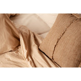 Housse de Coussin à Franges Sahara - Marron Naturel - 50x50