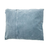Coussin Velours Jade bleu délavé 60x50