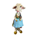 Polyresin mouton mère avec costume