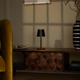 Lampe de table rechargeable noire James