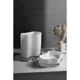 Nouveau grand bol ou assiette au design moderne, inspiré de CORAL et Aalto, COR08WH