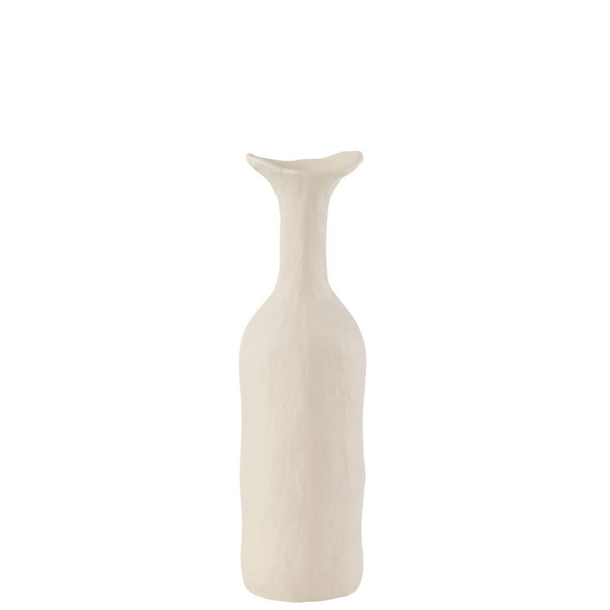 Vase Agra J-Line avec des fleurs, ajoutant une touche de couleur à la décoration.