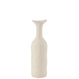 Vase Agra J-Line avec des fleurs, ajoutant une touche de couleur à la décoration.